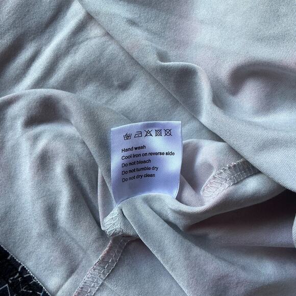 Splensive Woman Long Sleeve Pull Over Tunic Geometric & Flowers BoHo Size 3XL - Picture 7 of 9